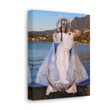 Travel File Decor ~ Virgin Mary Statue Lake Chapala, Mexico