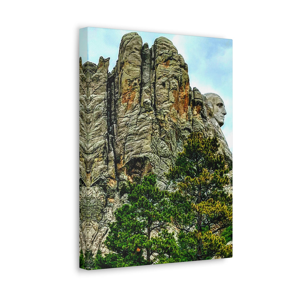 Travel File Decor ~ Washington's Profile Mount Rushmore, USA