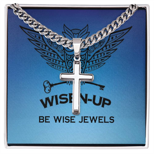 BE WISE JEWELS ~ Strong As Steel Cross