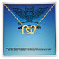 BE WISE JEWELS ~ Interlocking Hearts Necklace